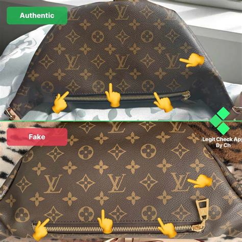 louis vuitton real vs fake clasp|false louis vuitton labels.